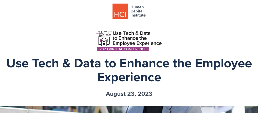 Use Tech & Data to Enhance the Employee Experience