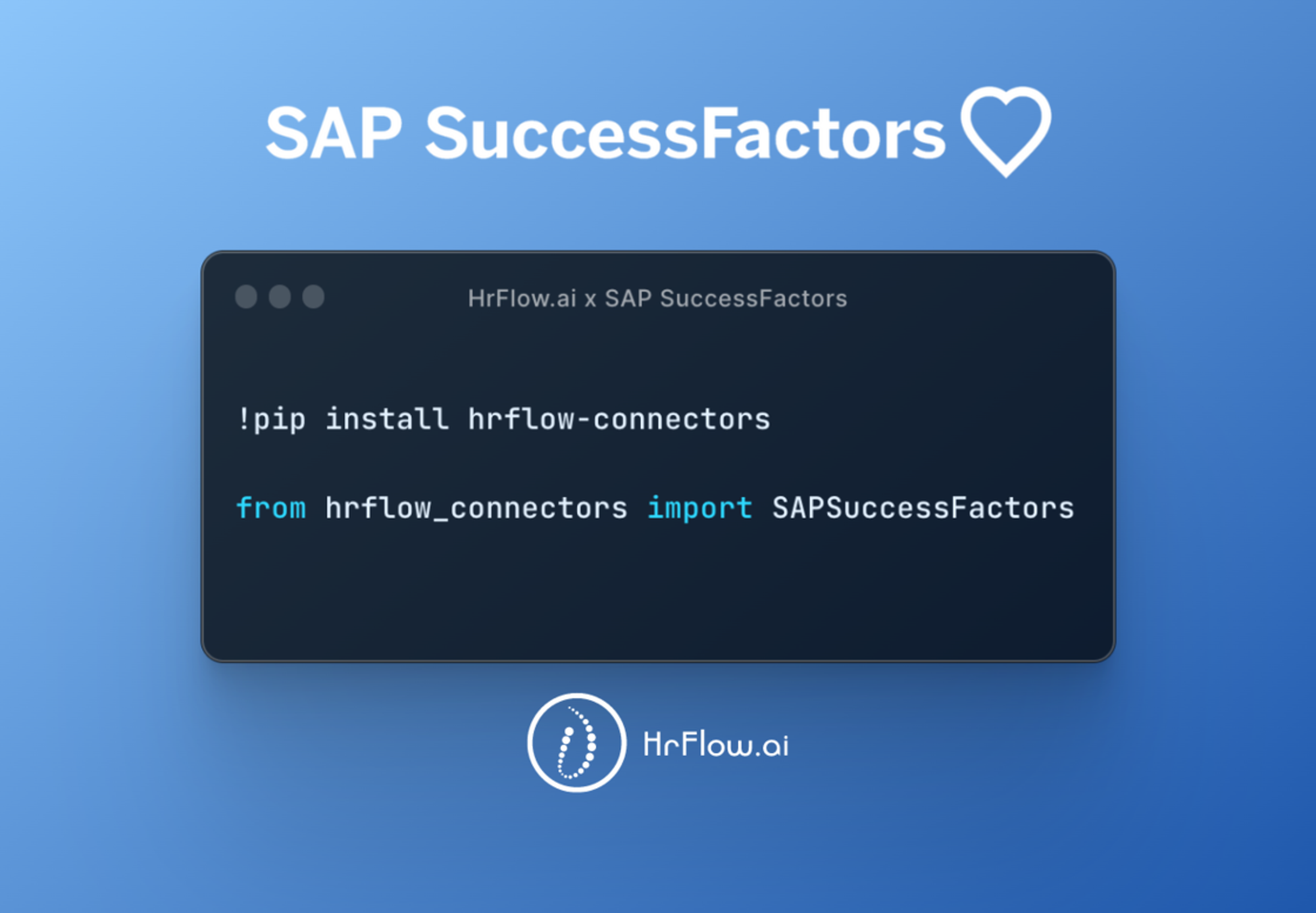 Connector SAP SuccessFactors x HrFlow.ai Python Import