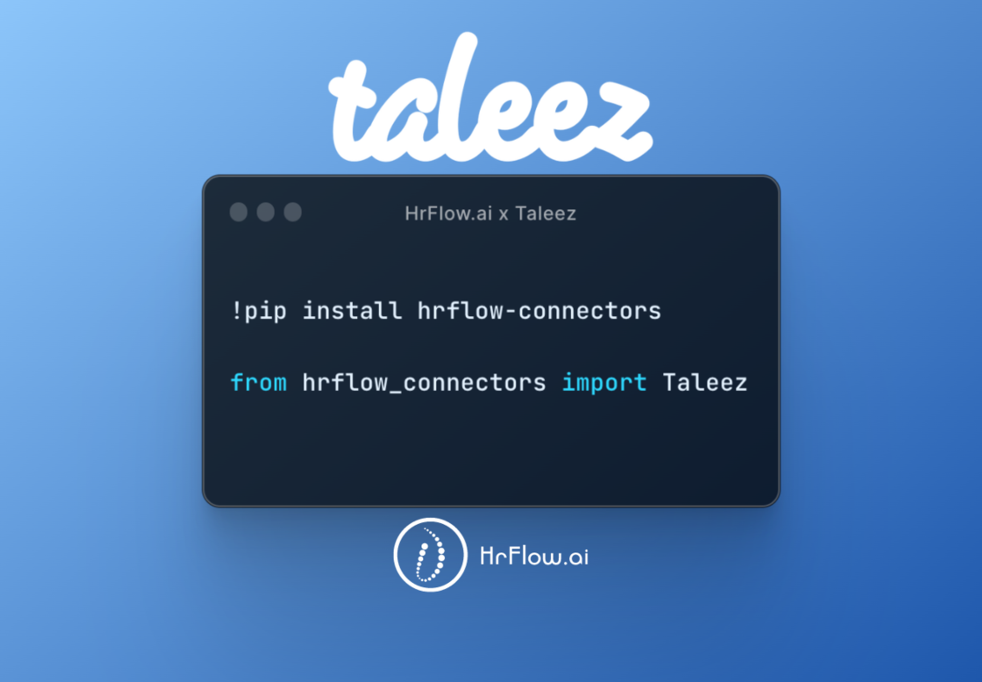 Connector Taleez x HrFlow.ai Python Import