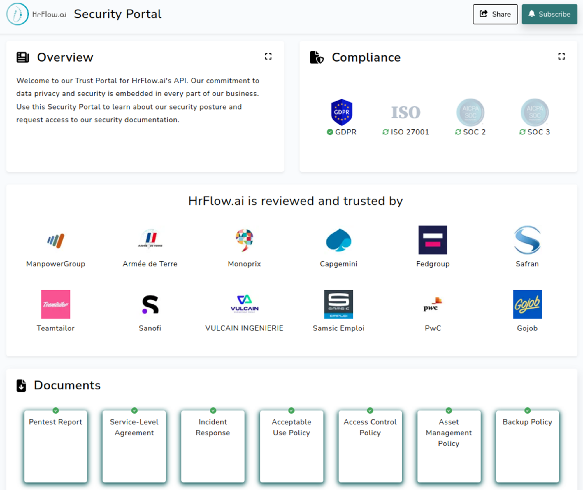 HrFlow.ai Trust Center