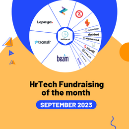 HrTech Fundraising of the month - September 2023