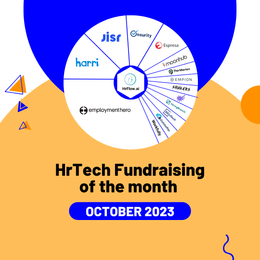 HrTech Fundraising of the month - October 2023
