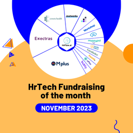 HrTech Fundraising of the month - November 2023