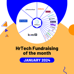 HrTech Fundraising of the month - January 2024