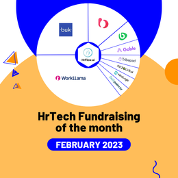 HrTech Fundraising of the month - February 2023