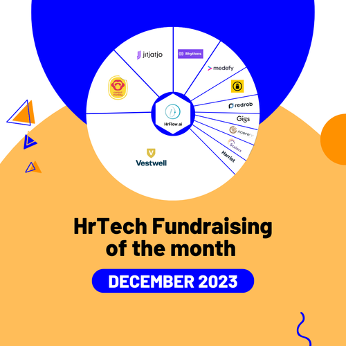 HrTech Fundraising of the month - December 2023